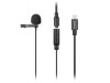 Boya BY-M2 Clip-on Lavalier Microphone with Lightning Connector